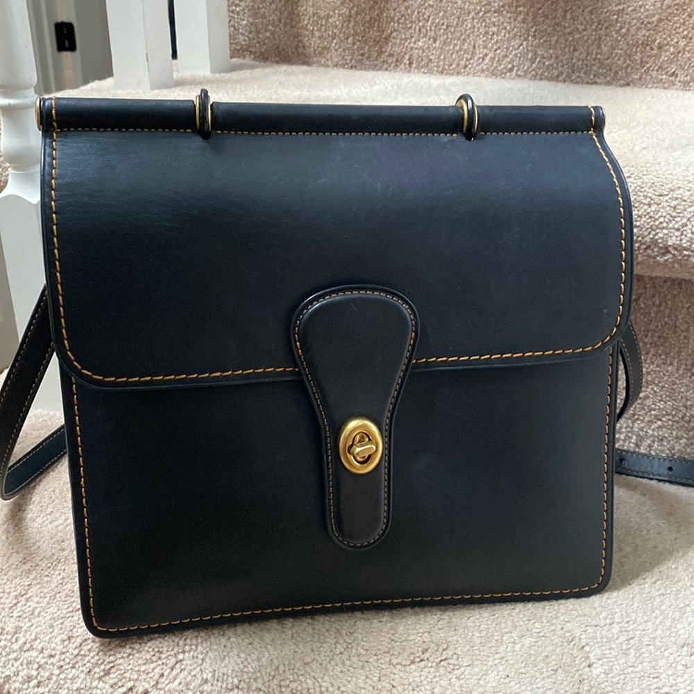 COACH Willis Archive Black Handbag